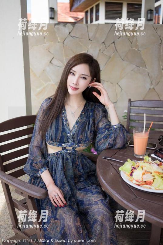 MiStar魅妍社 - 赵梦洁，哪来的这组图片，精选的美脚，我可是目不转睛啊！