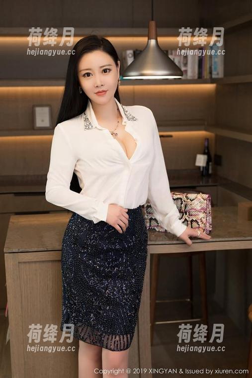 XINGYAN星颜社 - 转转Lisa展示连衣裙，高清画质都不敢亵渎她的优雅