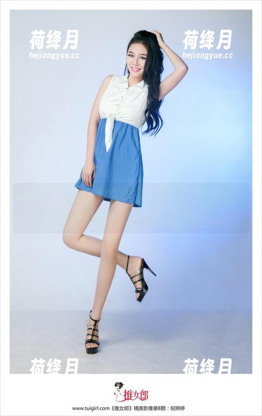 推女郎 - 李丽莎的JK懒人合集，图片里每个姿势都透露着无意的撩。